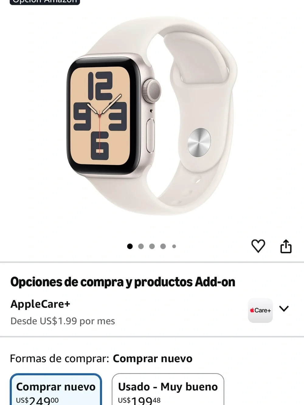 Apple Watch in Soft Natural White with Cream Dial